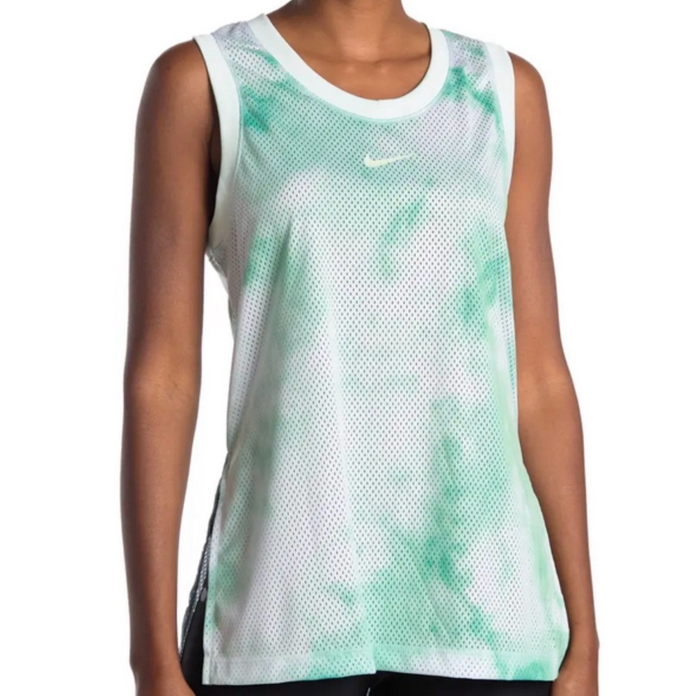 Nike Women's Size Medium Sportswear Icon Clash Tank Mesh Active Wear Workout